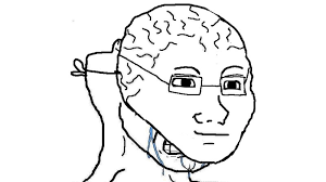 Small brain wojak / inktober brainlets 22: Brainlet Know Your Meme