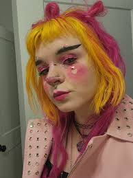 Happy crazy hair day with snow fun