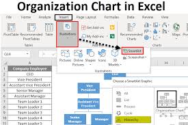 organization chart in excel how to create excel