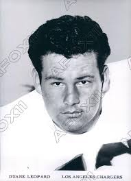 1961 Los Angeles Chargers Football Player Duane Leopard Press Photo