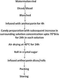 Anthocyanin Infused Watermelon Rind And Its Stability During
