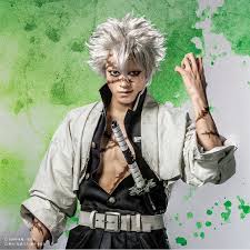 Blunt handle length 28cm handle wrappings white nylon. Sanemi Shinazugawa Kimetsu No Yaiba Wikia Fandom