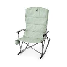 These folding camping chairs are lightweight, comfortable, and fold flat for easy rv storage. Woods Kaslo Folding Camping Rocker Chair Sea Spray Woods