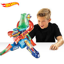 Play the hot wheels race track game to create a customized, super fast track builder race track! Original Hot Wheels Track City Mega Car Wash Connectable Play Set Diecast Discolour Hotwheels Toys For Children Birthday Gift Diecasts Toy Vehicles Aliexpress