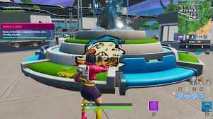 Players who own the premium battle pass of season x one of the challenges asks players to spray a fountain, a junkyard crane, and a vending machine. Fortnite Fountain Junkyard Crane And Vending Machine Locations Season X Dot Esports