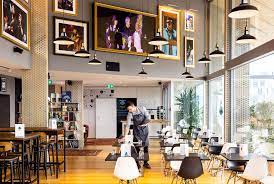 The walls are decorated with a wealth of souvenirs and artefacts from claude nobs' estate. Montreux Jazz Cafe Lausanne Epfl Montreux Jazz Cafe