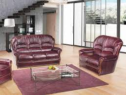 Benjamin classical 2 seater pu leather sofa (maroon). Bella Burgundy Traditional Italian Leather Sofa Loveseat Set With Wood Accents