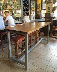 Carved Woodworks Tall Kitchen Table Bar Table Diy Kitchen Bar Table