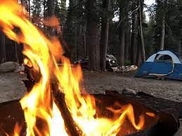 Cozy Campfire Big Meadows Sequoia National Forest California Camping Hiking Outdoors Tent Outdoor Yellowstone Camping Camping World Niagara Falls Camping