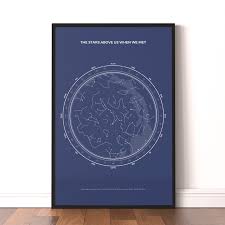 Night sky on specific date free. Star Maps Under Lucky Stars The Star Map Company