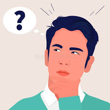 Thinking Clueless Stock Illustrations