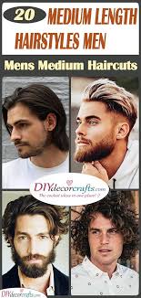 Perhaps you have thin or fine hair and would love a haircut that enhances the overall volume of it. Medium Length Hairstyles Men Men S Medium Haircuts