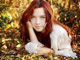 Autumn S Blue Eyes Beautiful Blue Eyes Red Hair Woman Red Hair