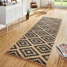 Der teppich hat gegenüber dem parkettboden viele vorteile. Design Velours Teppichlaufer Brucke Nordic Natur Braun Teppich Boss