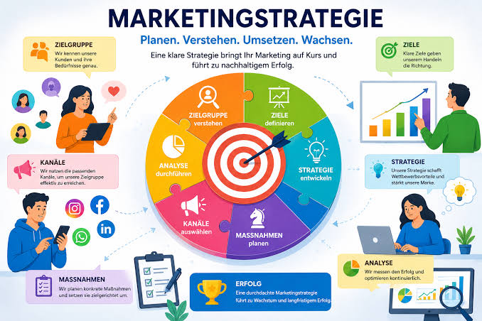 🅾️ Marketingstrategie: Definition, Ziele & Entwicklung