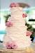 Elegant Wedding Cake With Roses