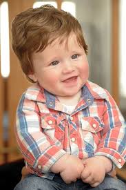 Boys with long hair look great with a compatible haircut. Parents Share Pics Of Babies Born With Full Heads Of Hair 50 Pics Bored Panda
