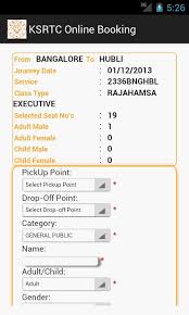 Ksrtc Online Booking For Android Apk Download