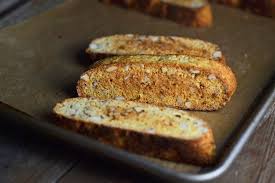 In a medium bowl, whisk together the flour and baking powder. Vanilla Almond Gluten Free Biscotti Classic Twice Baked Cookies