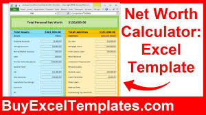 If you're unsure or need. Net Worth Calculator Excel Spreadsheet How To Calculate Personal Net Worth In Excel Template Youtube