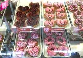 You can buy a dozen valentine's day doughnuts and you will get 12 valentine's day cards with purchase from krispy kreme. Free Krispy Kreme Valentine S Day Doughnut Today Only