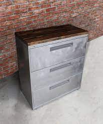 3-drawer Metal Filing Cabinet Refinished 30 36 Etsy Filing Cabinet Metal Filing Cabinet Office Storage Cabinets
