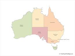Maybe you would like to learn more about one of these? Powerpoint Map Of Australia With States Multicolor Free Vector Maps