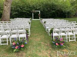White Resin Chairs For A Wedding Ceremony Wedding Chairs Banquet Chair Covers Wedding Ceremony