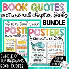 Get it as soon as thu, apr 15. Classroom Decorations Inspirational Character Quote Posters From Picture Books The Hungry Teacher