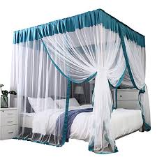 Get the best deals on children's bed canopies and nettings. Mengersi Simple 4 Corners Canopy Bed Curtains Mosquito Net 4 Openings Bedroom Decoration Twin Gray Buy Online In Madagascar At Madagascar Desertcart Com Productid 103228065