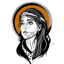 Happy Feast Day of St. Dymphna! She was an Irish princess and martyr and is  the Patron saint of anxiety, depression, and other mental and neurological  afflictions. ———••———••———•• This beautiful portrait is