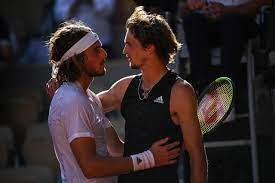 Jun 12, 2021 · tsitsipas got an early break in the opening set, aided by two double faults from zverev, and remained solid against the german's heavy groundstrokes to hold onto his narrow advantage. Tsitsipas Nach Sieg Uber Zverev Im French Open Finale Tennis Sportnews Bz