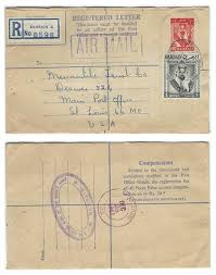 Looking companies by tag leather in bahrain? Bahrain 1938 Bahrain Env Dbl Rate Overland Mail Us Bearing 5as Franking Less Than 20 Recorded Very Scarce Compustamp