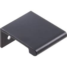 3 Inch Matte Black Cabinet Pulls Elements By Hardware Resources Edgefield Tab Pull 5 8 Inch Center To Center Brushed Chrome A500 125mb Black Cabinet Hardware Black Cabinets Hardware