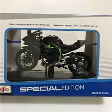 Maisto 1 18 Kawasaki Ninja H2 R Motorcycle Diecast Alloy Model Toy Black Ninja H2r Motorbike Collection Gift