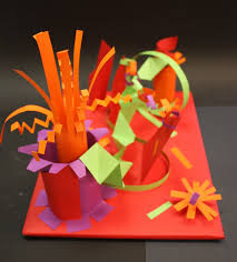 Wow Fun Paper Sculpture 3d Art Projects Elementary Art Projects Same can be seen in following images. wow fun paper sculpture 3d art