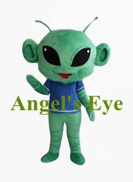 La Grande Tete Vert Mascotte Alien Costume Bonne Qualite Extraterrestre Theme Anime Cosplay Costumes Carnaval Deguiseme Cosplay Anime Mascotte Costume Superman