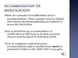 This freebie describes the difference between an accommodation and a modification. What Is The Difference Between Accommodations And Modifications In Special Education