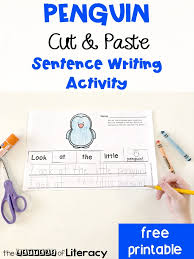 Look out for a review reading and writing curricula for kindergarten, learn what to expect, and discover the books. Free Printable Penguin Sentence Sorter Cut And Paste Activity For Kinder