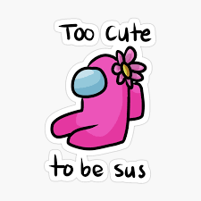 Too Cute To Be Sus Among Us Pullover Sweatshirt By Multiversequeen Redbubble Cute Fall Wallpaper Cute Cartoon Wallpapers Super Funny Videos