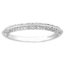Round Diamond Pave Set Knife Edge Ladies Wedding Ring 0 22 Tcw In 14k White Gold Knife Edge Wedding Band Diamond Wedding Bands Wedding Bands
