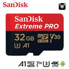 details about sandisk a1 32gb extreme pro micro sd hc card adapter 100mb s v30 uhs i u3