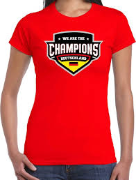 Fifa 21 nederland ek 2021. Bol Com We Are The Champions Deutschland T Shirt Met Schild Embleem In De Kleuren Van De