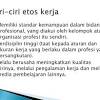 Ciri ciri etuka politk, etika sangat mempengaruhi kehidupan manusia. 1