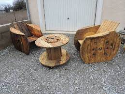 Transformer touret table basse en bois nest pas du tout une tâche difficile. Salon De Jardin En Tourets Dream Furniture Wooden Spools Wood
