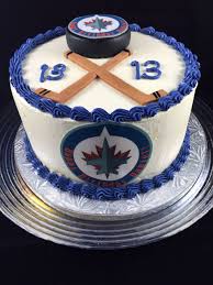 Check out our winnipeg jets selection for the very best in unique or custom, handmade pieces from our watercolour shops. A Winnipeg Jets Hockey Themed Cake For A 13 Year Old Fan Logo Is Edible Image Other Decorations Handmade With Hockey Birthday Cake Hockey Cakes Themed Cakes