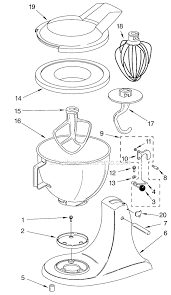 Kitchenaid Ksm90 Parts List And Diagram Series Kitchen Aid Kitchen Aid Mixer Kitchen Aid Mixer Recipes