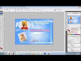 You'll find an overflowing gallery of options in assorted styles and designs, and our templates will guide you through the simple creating process in minutes. How To Make An Angel Baptism Christening Invitation Card Using Adobe Photoshop Cs6 Cs5 Cs4 Cs3 Youtube