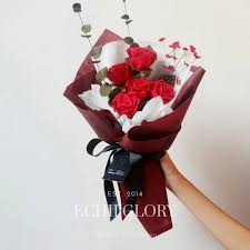  Pin Pa Felt Flowers Bouquet