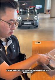 Jual Emas 700 Juta dengan Mini Cooper
